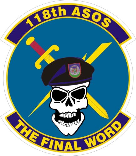 118th ASOS The Final Logo. Unit Crest image. 